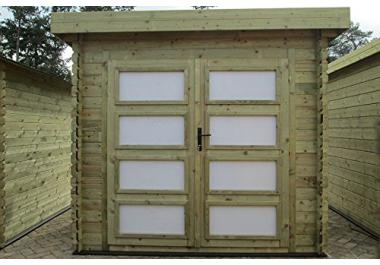 Abri de jardin toit plat