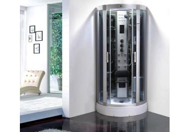 Cabine de douche en coin