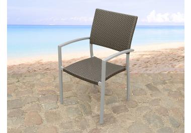 Chaise de jardin aluminium