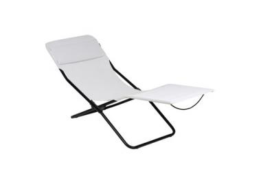 Chaise longue toile