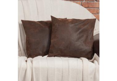 Coussin cuir