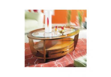 Table basse ovale
