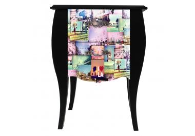 Table de chevet baroque