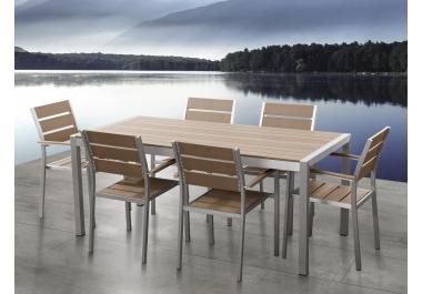 Table de jardin en aluminium